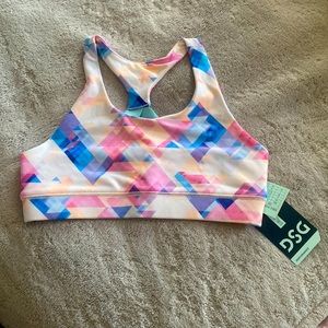 DSG Youth Girls XL (size 16) Print Performance Fashion  Sports Bra